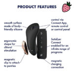 Satisfyer Little Secret - Vibrador de Calcinha com Controle Remoto e controle via APP