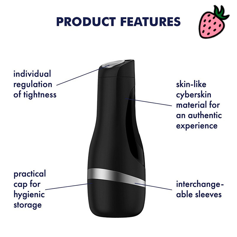 Satisfyer Men Classic - Masturbador em Cyberskin que Imita a Sensação da Pele à Prova D’Água Satisfyer Men Classic - Masturbador em Cyberskin que Imita a Sensação da Pele à Prova D’Água