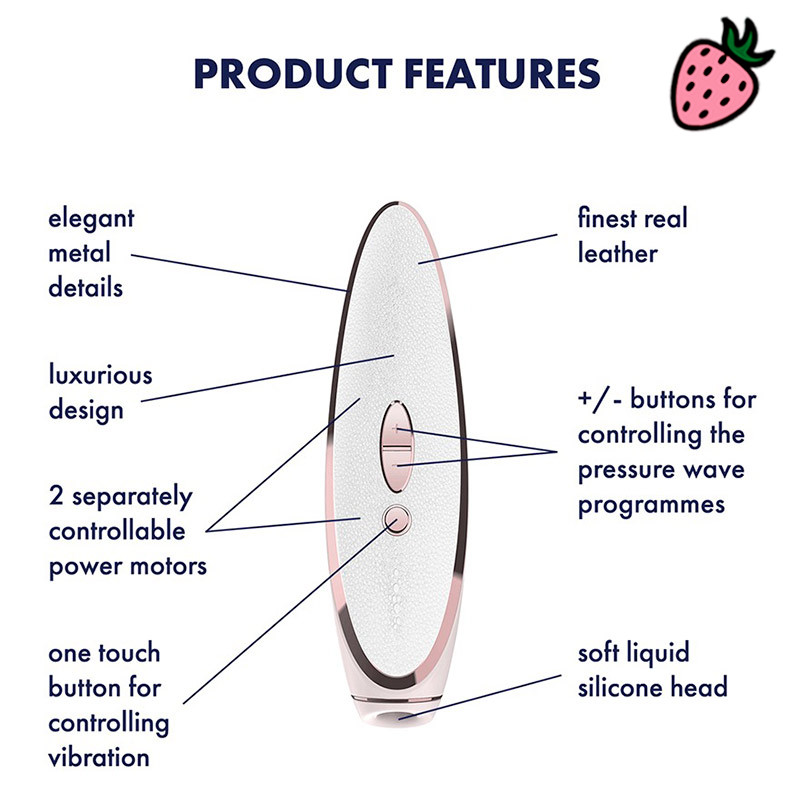 Satisfyer PRO Penguin - Sugador e Estimulador de Clitóris com Ondas de Pressão à Prova D’Água Satisfyer PRO Penguin - Sugador e Estimulador de Clitóris com Ondas de Pressão à Prova D’Água