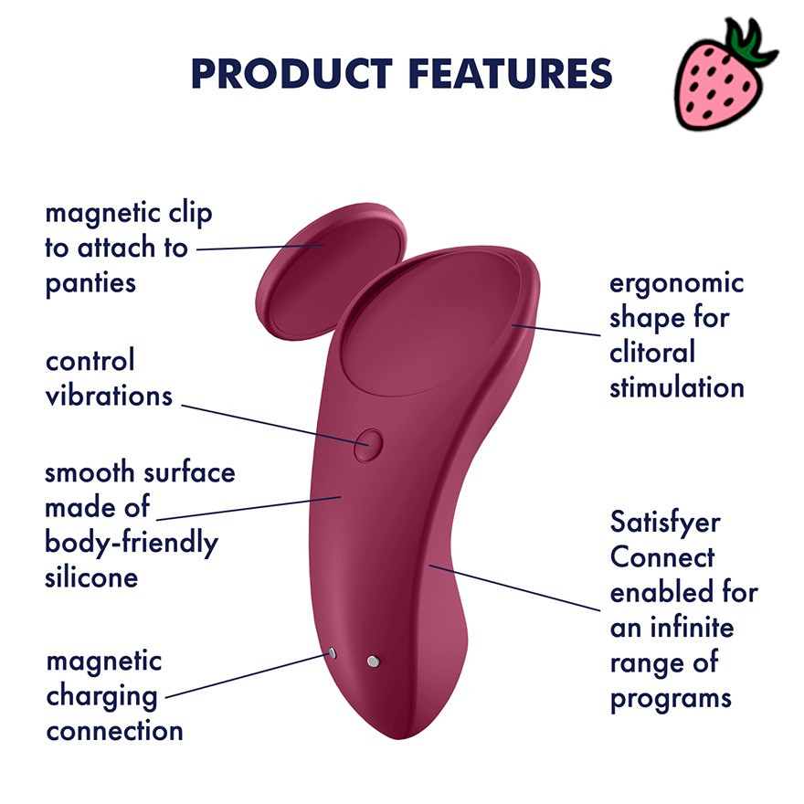 Satisfyer Sexy Secret - Calcinha Vibratória Satisfyer Sexy Secret - Calcinha Vibratória