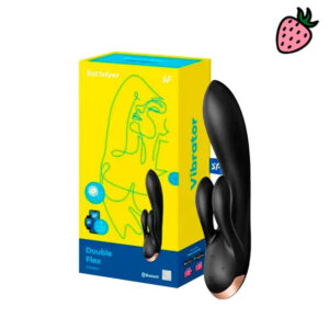 Satisfyer Double Flex - Vibrador Ponto G com Estimulador de Clitoris e Controle via APP