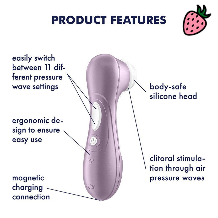 Satisfyer Pro 2 Generation 2 - Sugador e Estimulador de Clitóris com Ondas de Pressão à Prova D’Água Satisfyer Pro 2 Generation 2 - Sugador e Estimulador de Clitóris com Ondas de Pressão à Prova D’Água