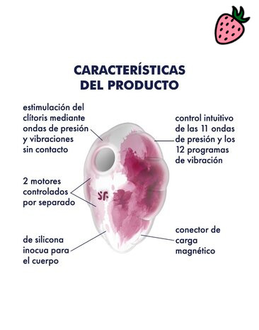 Satisfyer Cloud Dancer - Vibração Dupla Satisfyer Cloud Dancer - Vibração Dupla