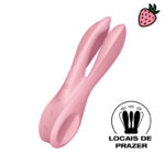 Satisfyer Threesome 1 - Estimulador de Clitóris com 12 Modos de Vibração à Prova D’Água