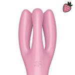 Satisfyer Threesome 3 -  Estimulador de Clitóris com 12 Modos de Vibração à Prova D’Água