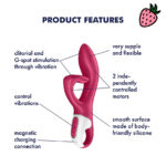 Satisfyer Embrace Me - Estimulador de Clitóris e Ponto G com Motor Duplo e 12 Modos de Vibrações Potentes à Prova D’Água