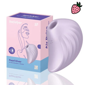 Satisfyer Pearl Diver - Sugador e Estimulador de Clitóris com Ondas de Pressão à Prova D’Água