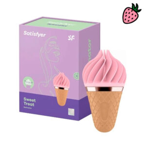 Satisfyer Sweet Treat - Estimulador de Clitoris com 5 Modos de Vibração e Rotação à Prova D’Água