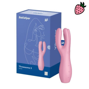 Satisfyer Threesome 3 -  Estimulador de Clitóris com 12 Modos de Vibração à Prova D’Água