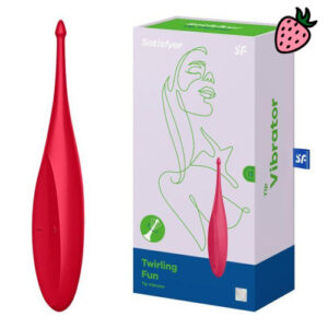 Satisfyer Twirling Fun - Vibrador para Estimulo Coporal e Clitoriano à Prova D’Água