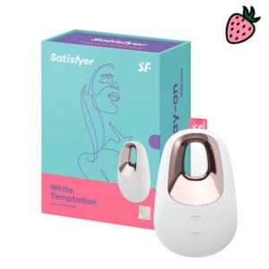 Satisfyer White Temptation - Estimulador de Clitóris com 10 Modos de Vibração e 5 Intensidades à Prova D’Água