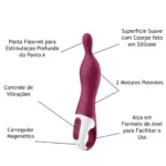 Satisfyer A-Mazing 1 - Vibrador para Canal Vaginal à Prova D’Água