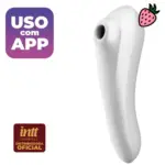 Satisfyer Dual Pleasure - Estimulador de Clitoris e Ponto G com 11 Modos de Vibração e Controle via APP