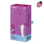 Satisfyer Dual Pleasure - Estimulador de Clitoris e Ponto G com 11 Modos de Vibração e Controle via APP