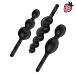 Satisfyer Booty Call - Kit de 3 Plugs Anais em Silicone Flexível