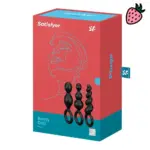Satisfyer Booty Call - Kit de 3 Plugs Anais em Silicone Flexível