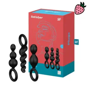 Satisfyer Booty Call - Kit de 3 Plugs Anais em Silicone Flexível