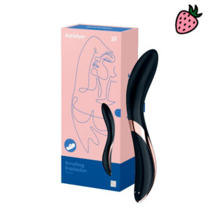 Satisfyer Rrrolling Explosion - Vibrador Ponto G com 12 Modos de Vibração à Prova D’Água