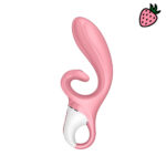 Satisfyer Hug Me - Vibrador Ponto G com Estimulador de Clitóris e Controle via APP
