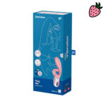 Satisfyer Hug Me - Vibrador Ponto G com Estimulador de Clitóris e Controle via APP