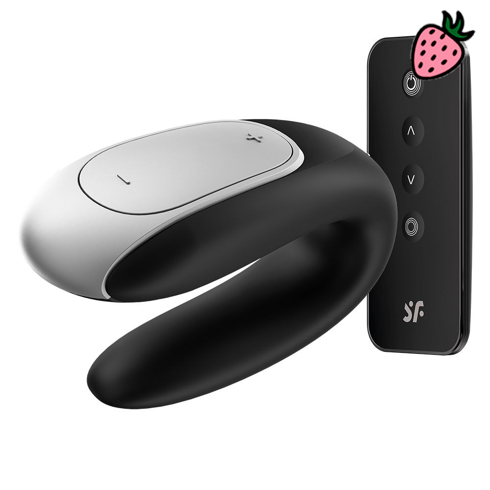 Satisfyer Double Fun - Vibrador de Casal com Controle Remoto e Controle via APP Satisfyer Double Fun - Vibrador de Casal com Controle Remoto e Controle via APP