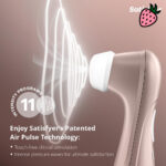 Satisfyer Pro 2 Generation 2 - Sugador e Estimulador de Clitóris com Ondas de Pressão à Prova D’Água