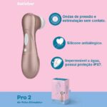 Satisfyer Pro 2 Generation 2 - Sugador e Estimulador de Clitóris com Ondas de Pressão à Prova D’Água