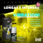 Vibration Power Vodka Com Energético 17ml - Gel Extra Forte Vibra Aquece E Lubrifica