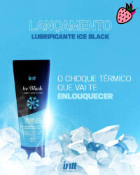 Ice Black 50ml - Gel Lubrificante À Base d'Água Gela e Aquece