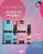 Babalub Vibra Hot 15G - Lubrificante Babalub Sabor Chiclete