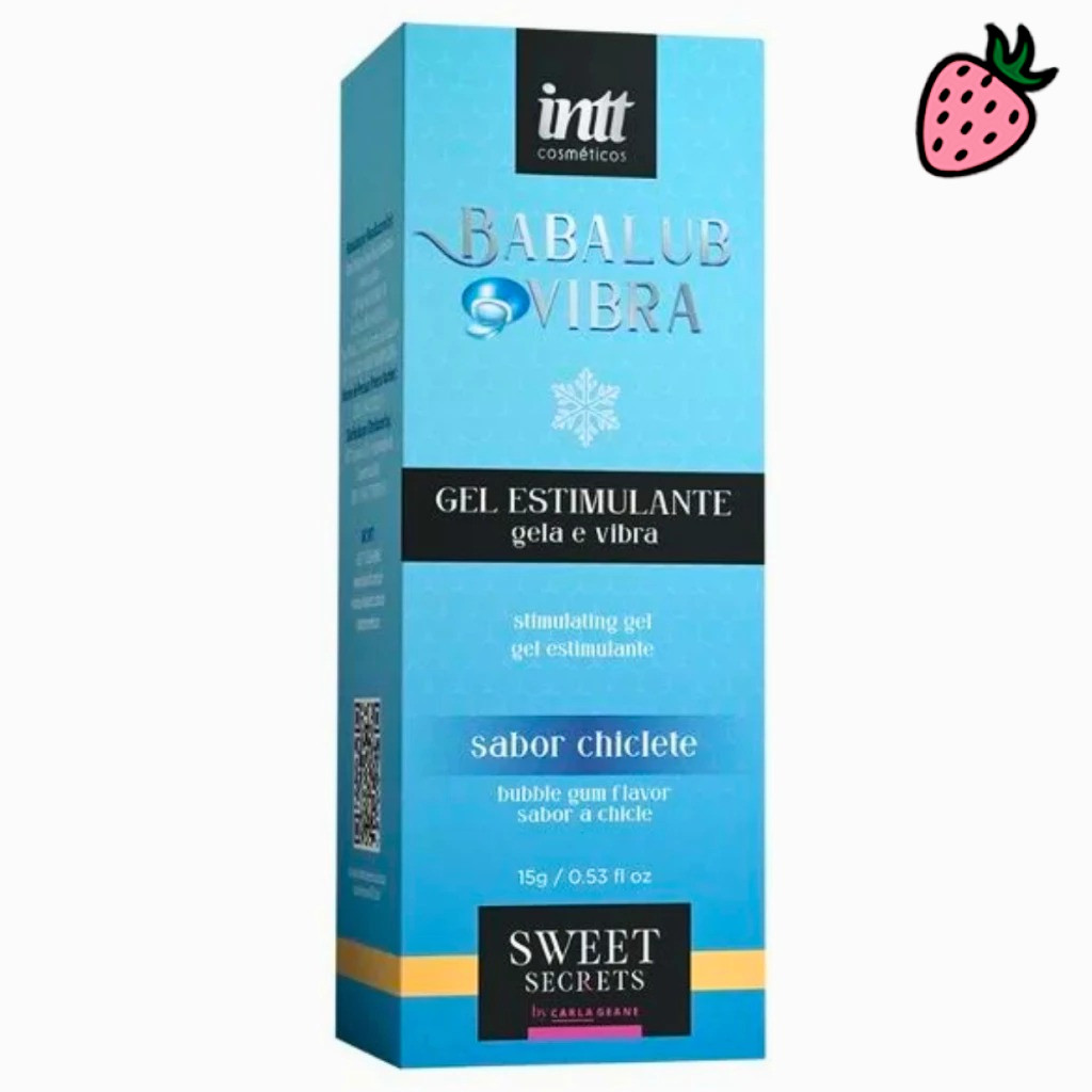 Babalub Vibra Ice Excitante Unissex - Aroma Chiclete 15G Babalub Vibra Ice Excitante Unissex - Aroma Chiclete 15G