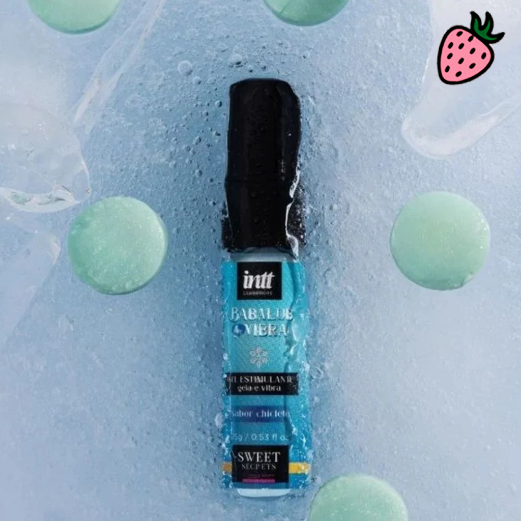 Babalub Vibra Ice Excitante Unissex - Aroma Chiclete 15G Babalub Vibra Ice Excitante Unissex - Aroma Chiclete 15G