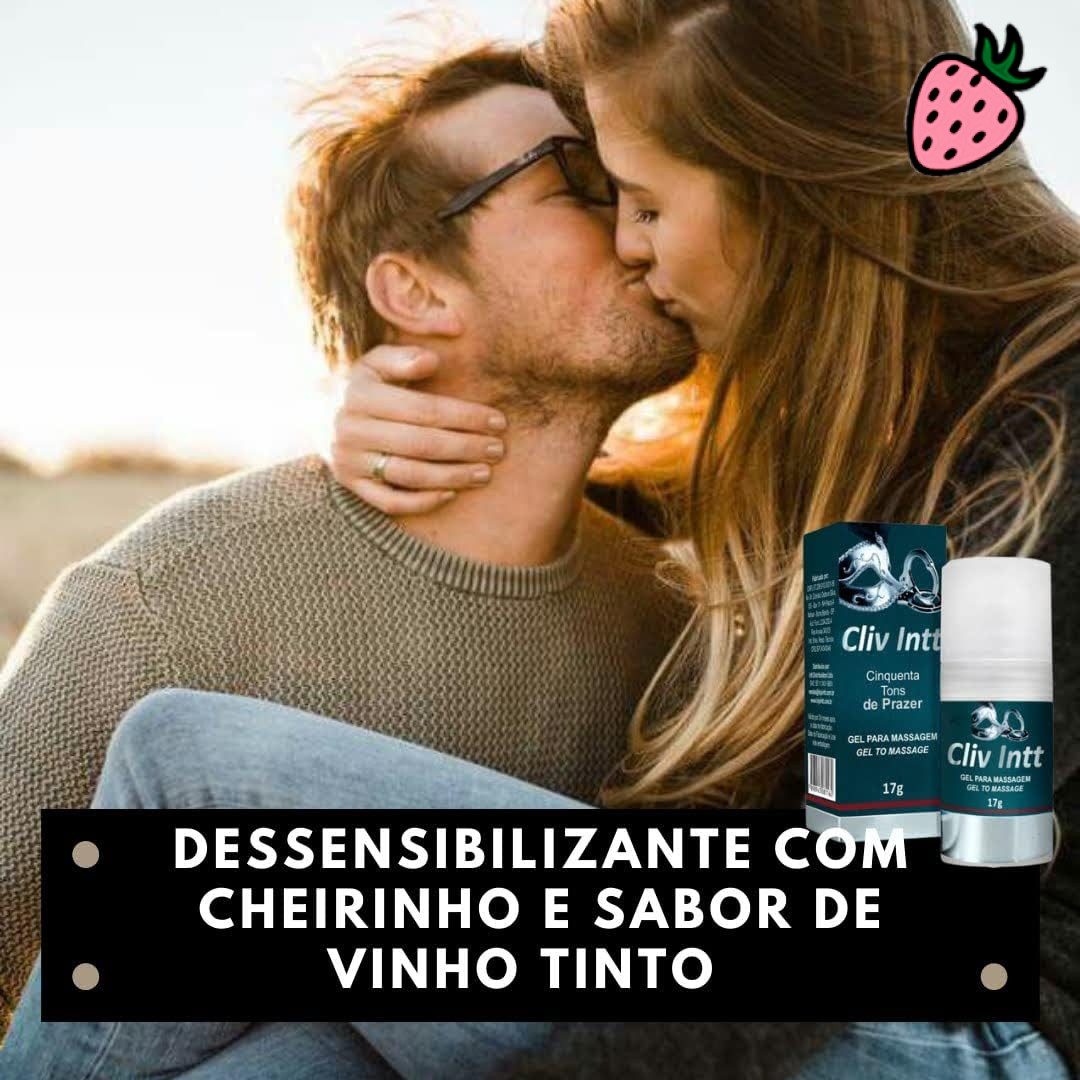 Cliv Intt 50 Tons de Prazer - Gel para Massagem com Aroma De Vinho Tinto Cliv Intt 50 Tons de Prazer - Gel para Massagem com Aroma De Vinho Tinto