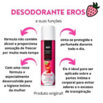 Desodorante Íntimo E Corporal Eros 166ml - Aroma Morango