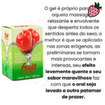 Fruit Sexy Gel Beijável Sabor Maçã do Amor 40ml Intt