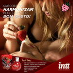 Fruit Sexy Gel Beijável Sabor Morango & Champagne 40ml Intt