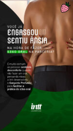 Garganta Profunda Com Aroma De Morango 15Ml