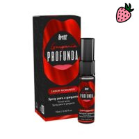 Garganta Profunda Com Aroma De Morango 15Ml