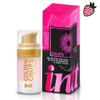 Golden Chups 17Ml - Gel Lubrificante Beijável Sabor Bala de Fromboesa
