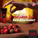 Lubrificante Hot a Base de Água Sabor Morango 50ml