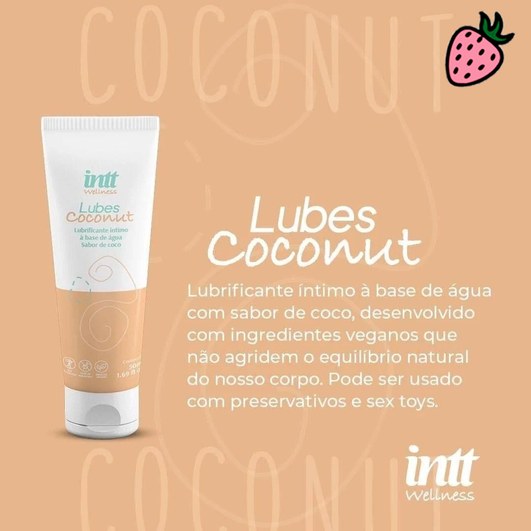 Lubes Coconut - Lubrificante Íntimo Com Aroma De Coco 50g Lubes Coconut - Lubrificante Íntimo Com Aroma De Coco 50g
