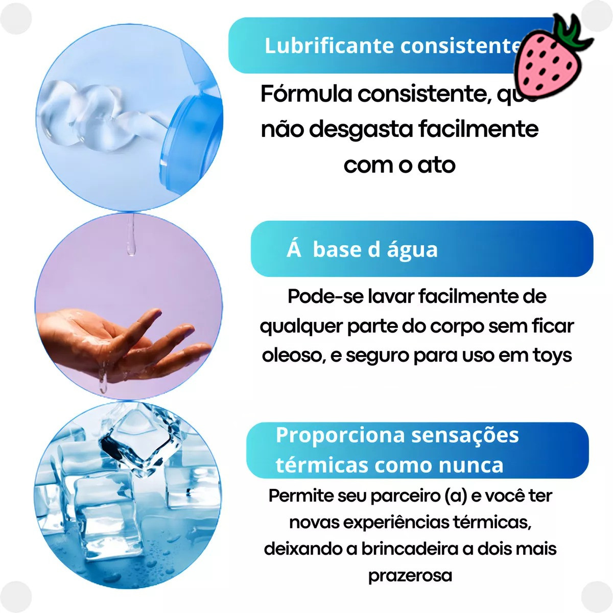 Ice Black 50ml - Gel Lubrificante À Base d'Água Gela e Aquece Ice Black 50ml - Gel Lubrificante À Base d'Água Gela e Aquece