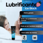 Ice Black 50ml - Gel Lubrificante À Base d'Água Gela e Aquece
