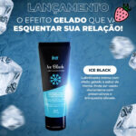 Ice Black 50ml - Gel Lubrificante À Base d'Água Gela e Aquece