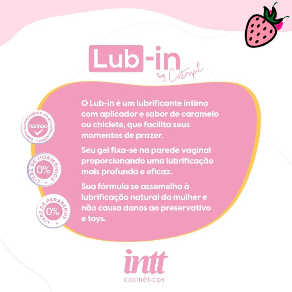 Lub-in Lubrificante Íntimo com Aplicador 5g Lub-in Lubrificante Íntimo com Aplicador 5g