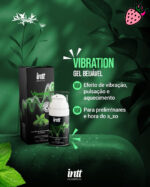 Vibration Menta Gel 17ml - Gel Extra Forte Vibra Aquece E Lubrifica