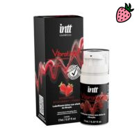 Vibration Morango Gel - Efeito de Vibração, Pulsação E Aquecimento 17Ml