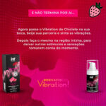 Vibration Power Chiclete Gel 17ml - Gel Extra Forte Vibra Aquece E Lubrifica