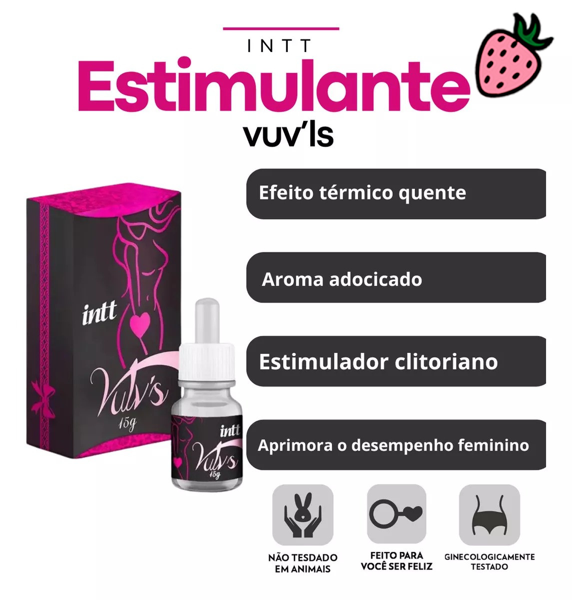 Vulv's Excitante e Lubrificante 15g Intt Vulv's Excitante e Lubrificante 15g Intt