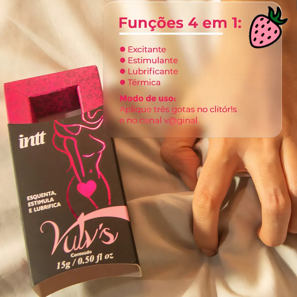 Vulv's Excitante e Lubrificante 15g Intt Vulv's Excitante e Lubrificante 15g Intt